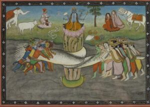 Samudra Manthan- Churning of the Ocean floor for Milk